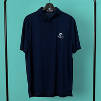 G/FORE Golf Shirt - Camo Skull & Tee's Perf. Pique - Twilight FA25