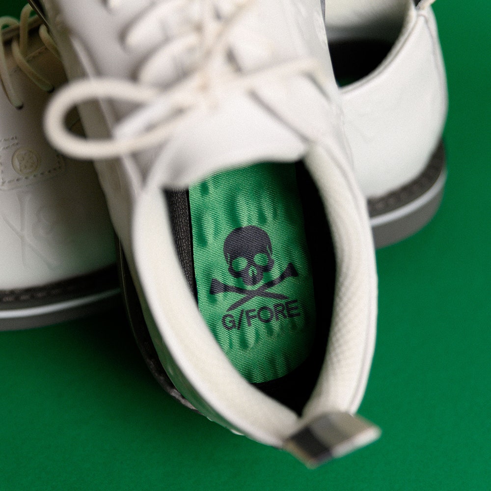 G/FORE Golf Shoes - Embossed Skull & Tee's Gallivanter - Snow SS26