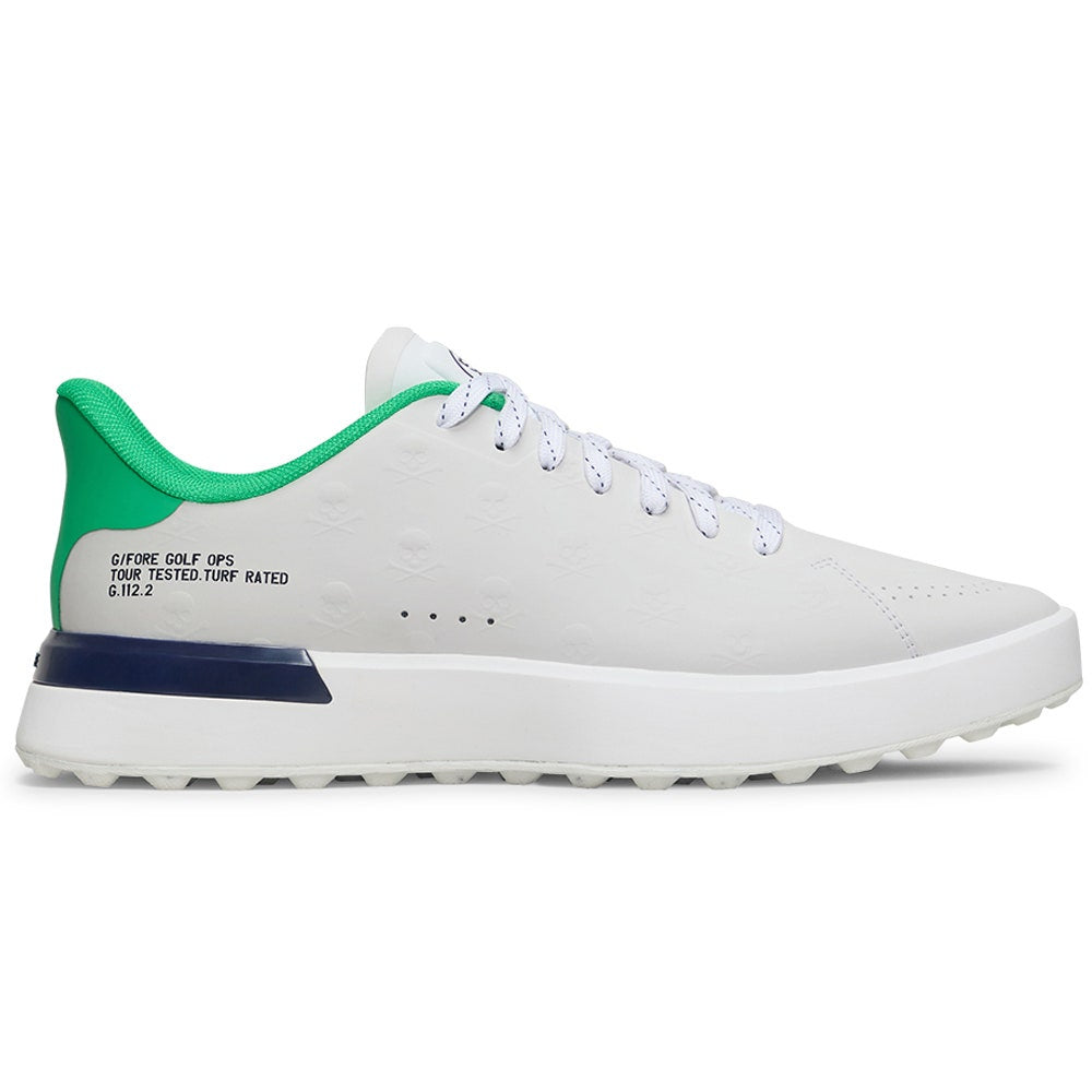 G/FORE Golf Shoes - G.112 Embossed Skull & Tees - Snow SS26