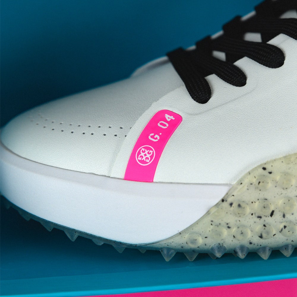 G/FORE Golf Shoes - G.112 Stippled - Snow - Onyx SS24