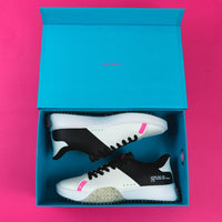 G/FORE Golf Shoes - G.112 Stippled - Snow - Onyx SS24