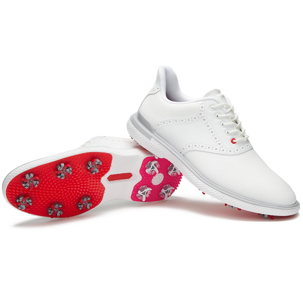 G/FORE Golf Shoes - Gallivan2R G/Lock Saddle - Snow - Nimbus SS25