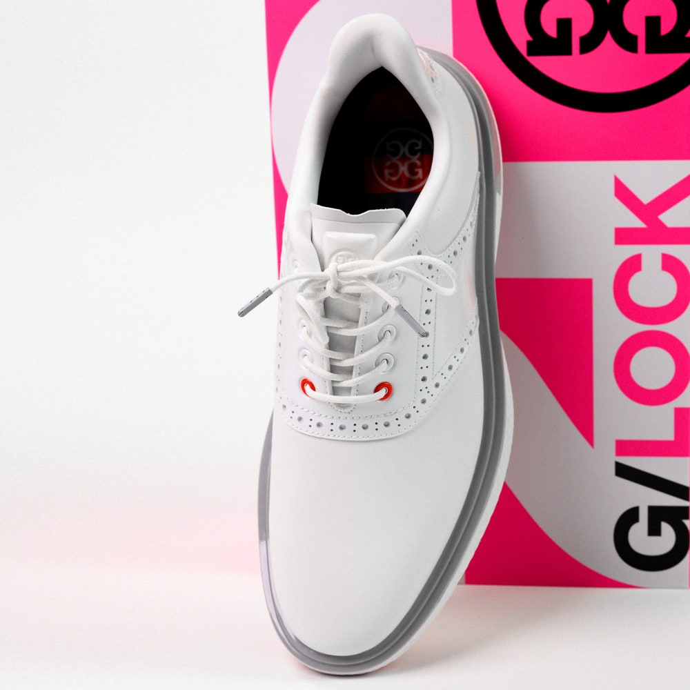 G/FORE Golf Shoes - Gallivan2R G/Lock Saddle - Snow - Nimbus SS25