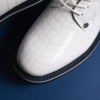 G/FORE Golf Shoes - G/LOCK Croc Derby Gallivanter - Snow SS26