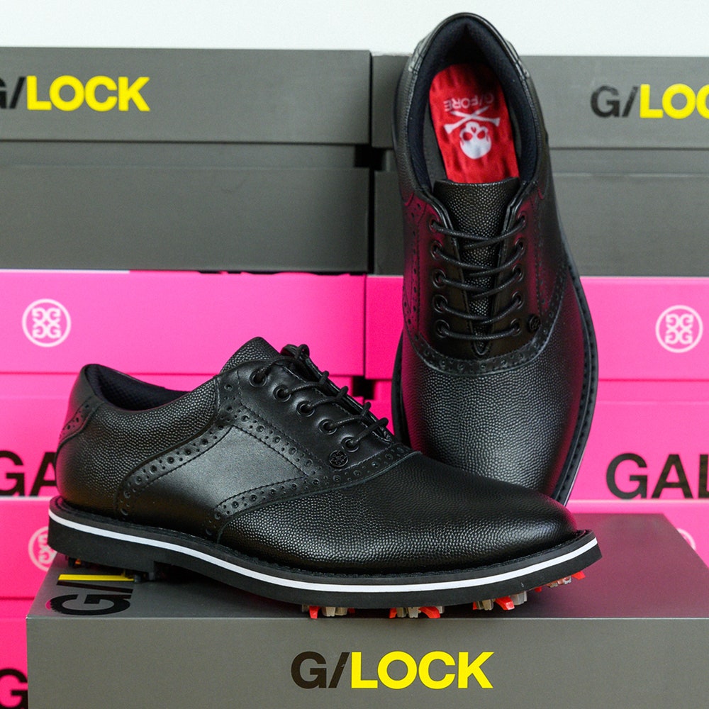 G/FORE Golf Shoes - G/LOCK Saddle Gallivanter - Onyx SS25