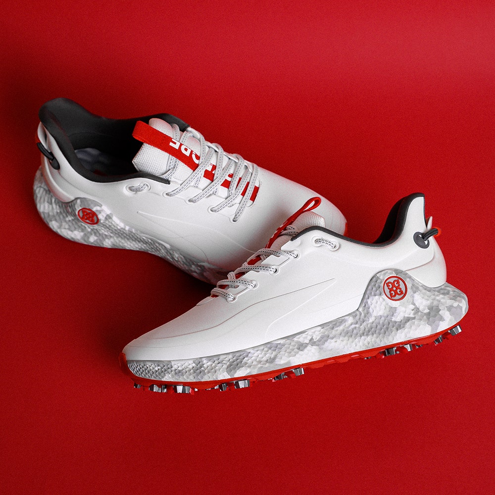 G/FORE Golf Shoes - MG4+ O2 G/LOCK - Snow - Charcoal Camo SS26