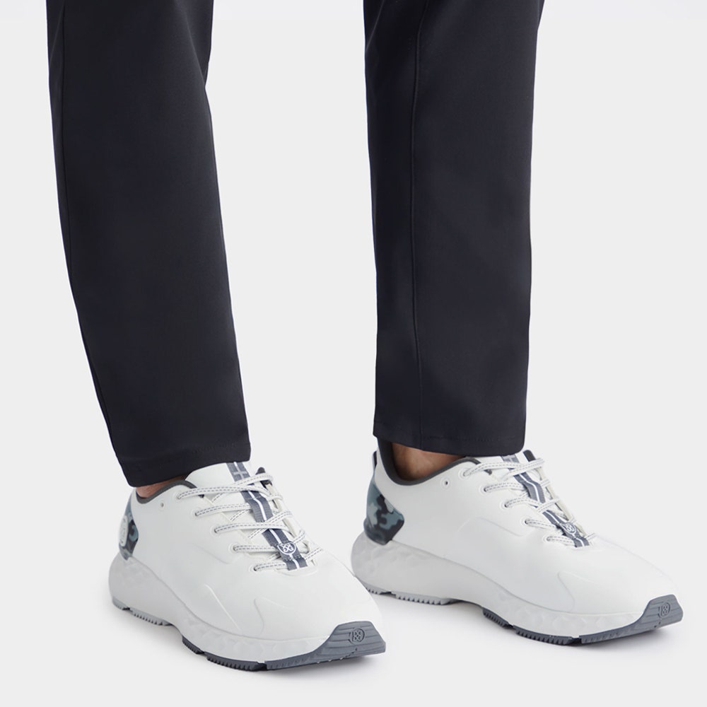 G/FORE Golf Shoes - MG4+ - Snow - Charcoal Camo SS25