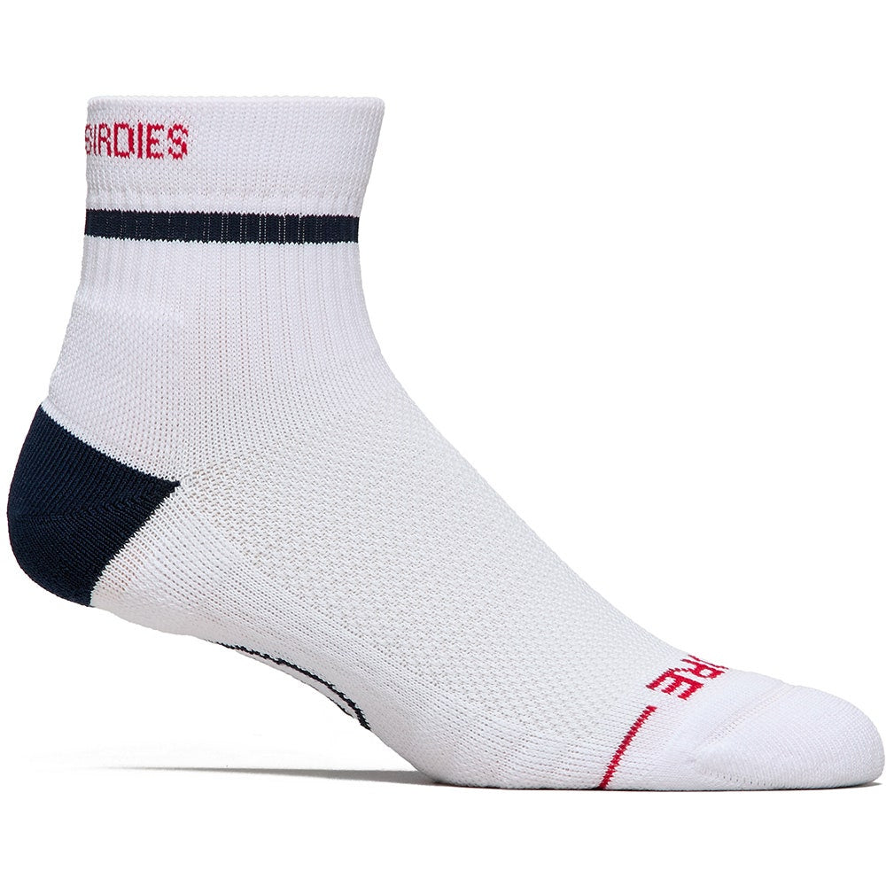 G/FORE Golf Socks - Pray For Birdies Quarter - Snow SS26
