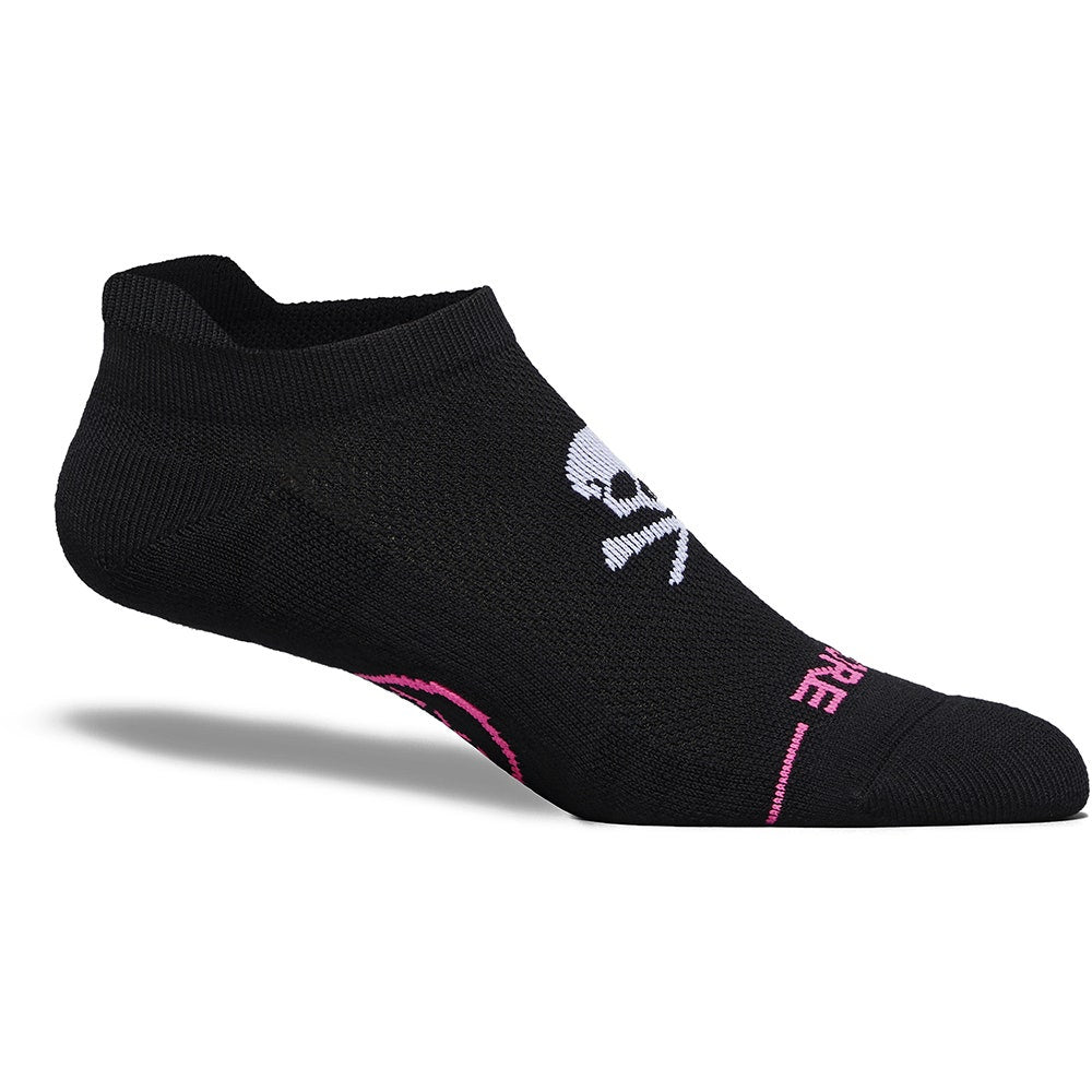 G/FORE Golf Socks - Two Tone No Show - Onyx SS26