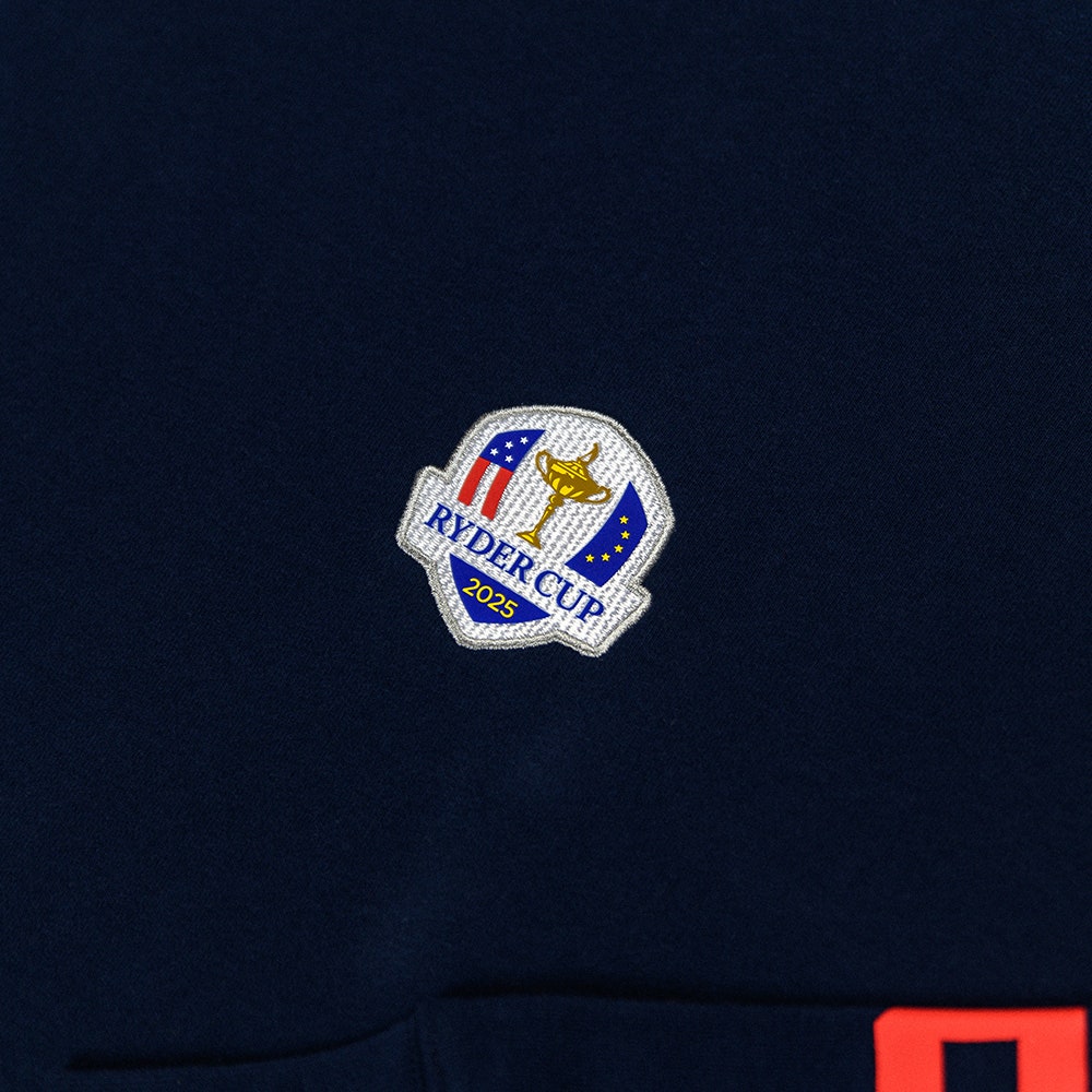 G/FORE x Ryder Cup Golf Pullover - RC Logo Hoodie - Twilight 2025