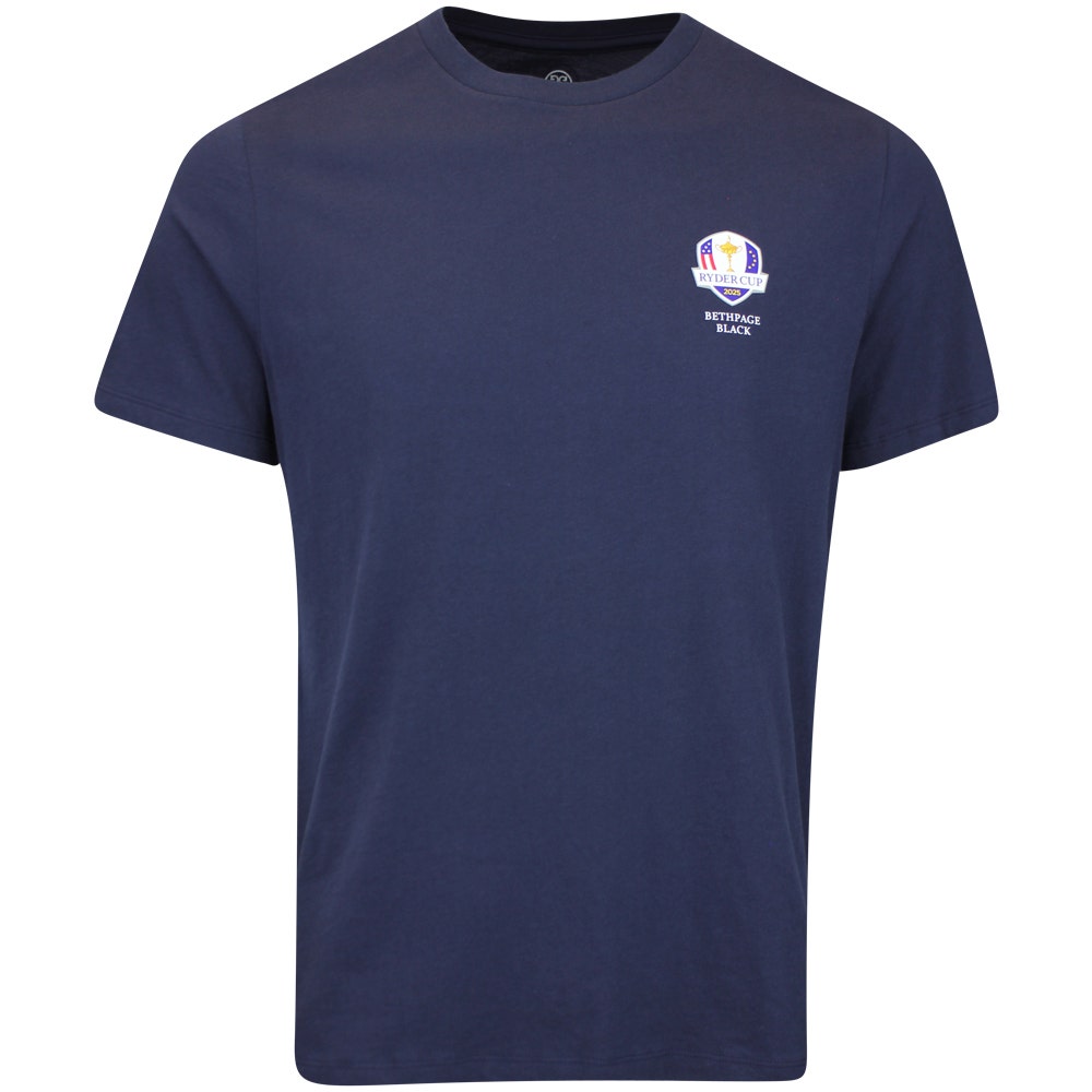 G/FORE x Ryder Cup Golf T-Shirt - RC Statue Tee - Twilight 2025