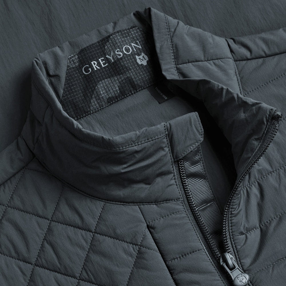 Greyson Golf Gilet - Yukon X-Lite Primaloft Vest - Anthracite SS26