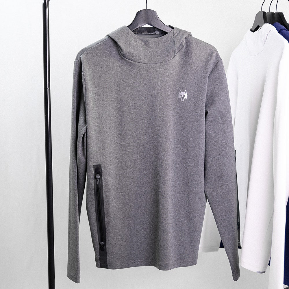 Greyson Golf Jumper - Cokato Hoodie - Smoke Heather SS26