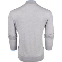 Greyson Golf Mid Layer - Saratoga Merino QZ - Light Grey Hthr 2026