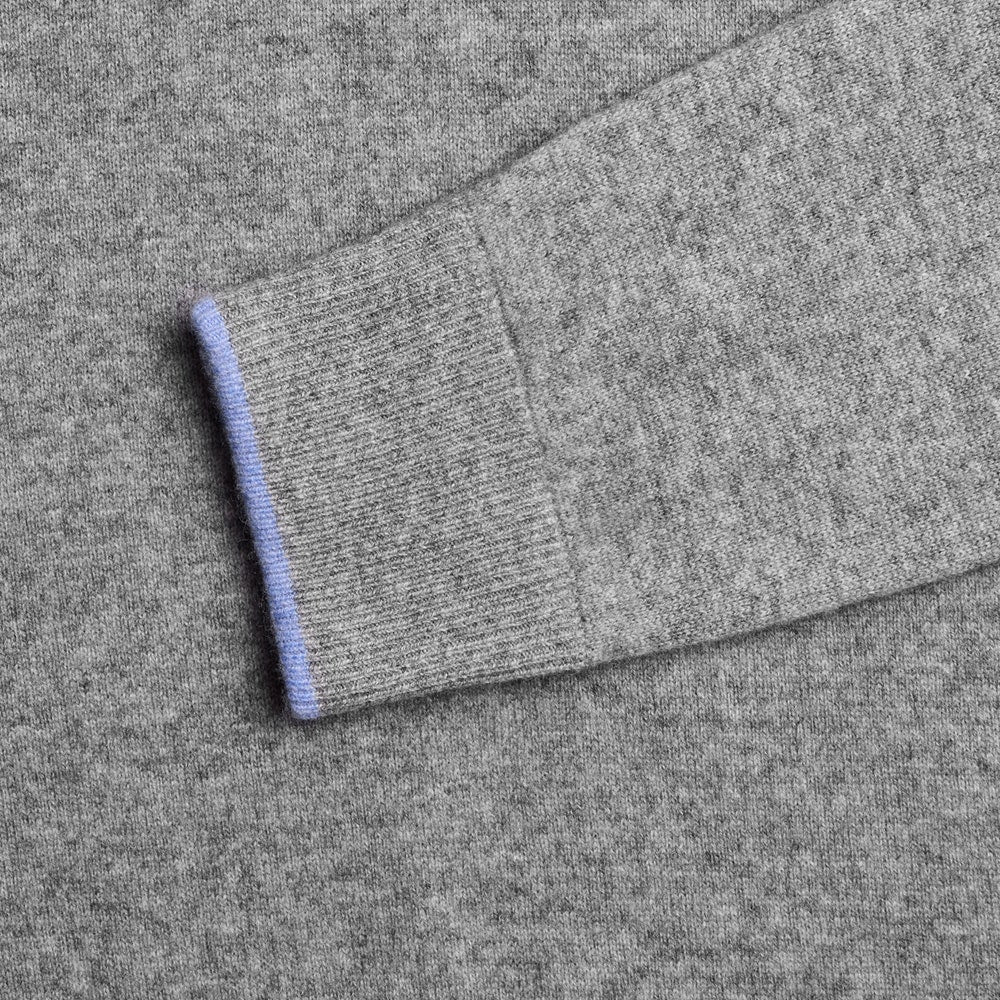Greyson Golf Mid Layer - Sebonack Cashmere QZ - Light Grey Hthr 2026