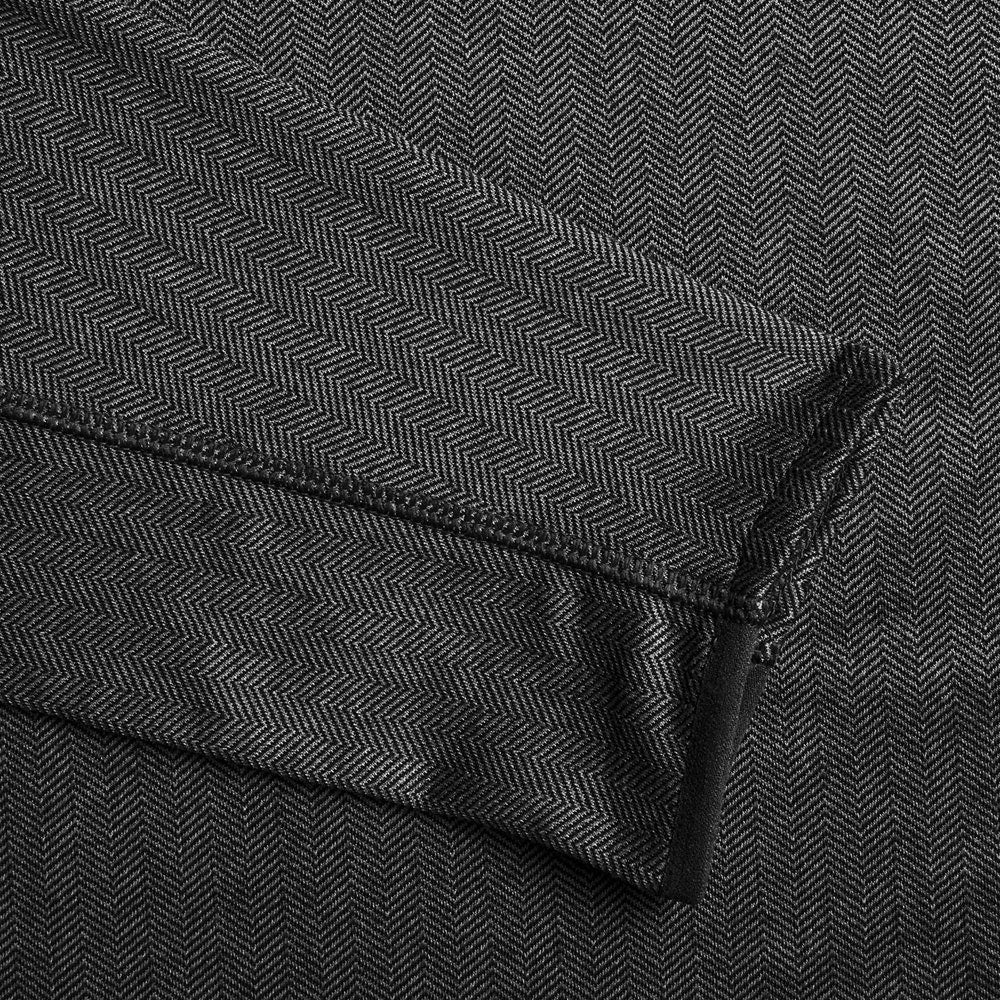 Greyson Golf Mid Layer - Tate QZ - Black Herringbone SS26