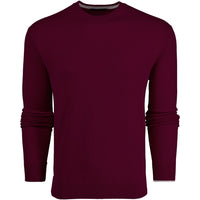 Greyson Golf Mid Layer - Tomahawk Cashmere Crew - Anthurium SS26