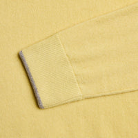 Greyson Golf Mid Layer - Tomahawk Cashmere Crew - Canary SS26