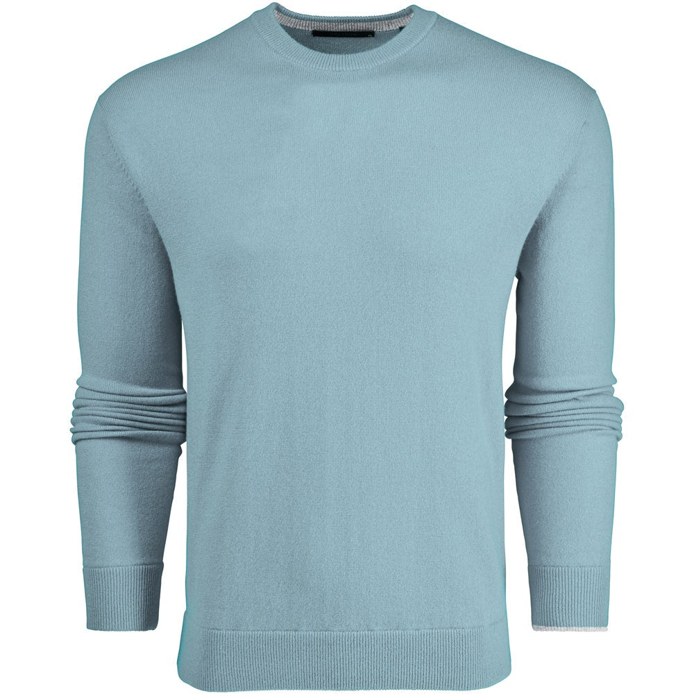 Greyson Golf Mid Layer - Tomahawk Cashmere Crew - Harbor SS26