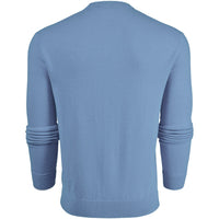 Greyson Golf Mid Layer - Tomahawk Cashmere Crew - Wolf Blue SS26