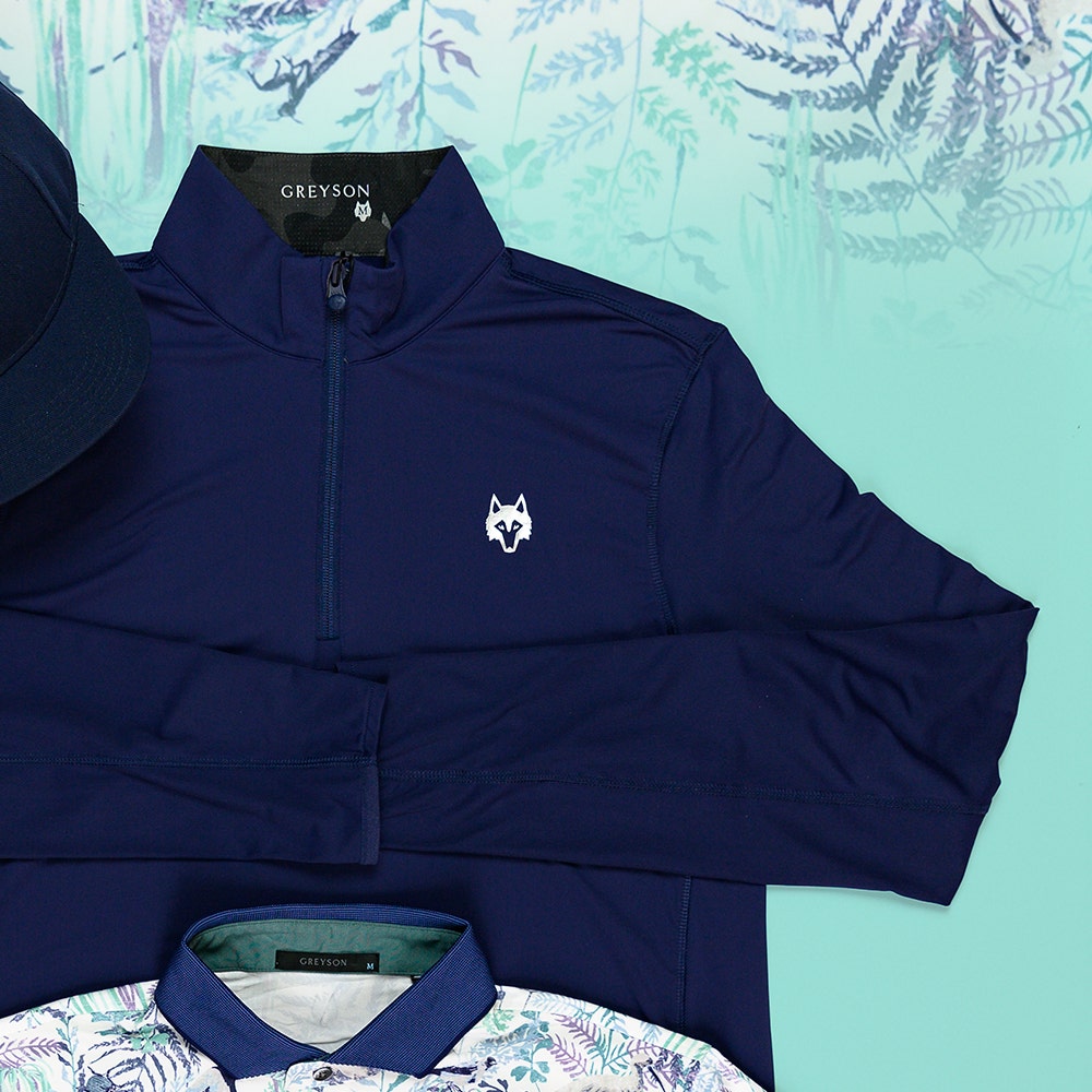 Greyson Golf Pullover - Tate Performance QZ - Maltese Blue SS25