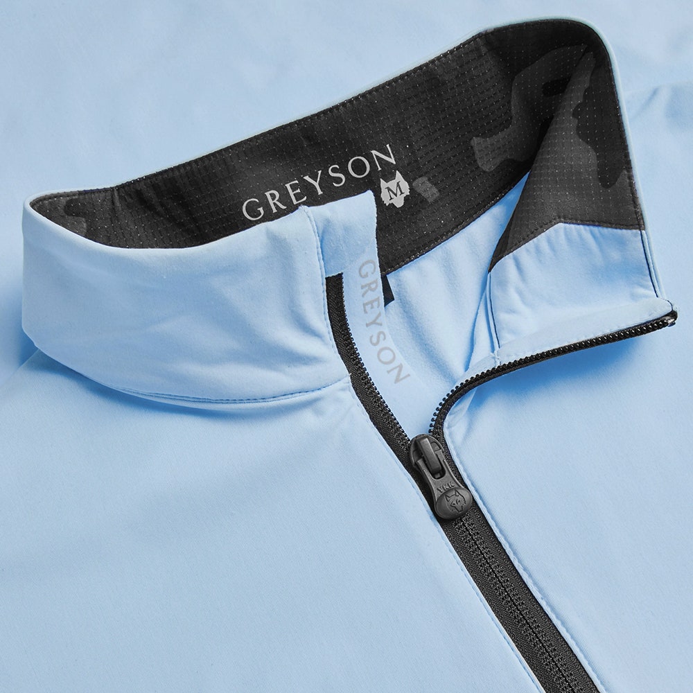 Greyson Golf Pullover - Tate Players Club QZ - Wolf Blue SS26