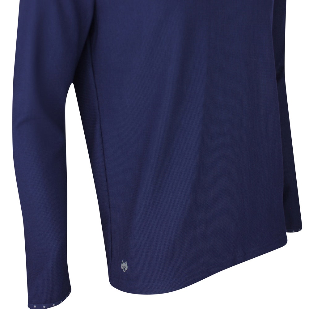 Greyson Golf Pullover - Traverse Waffle Hoodie - Maltese Blue SS26