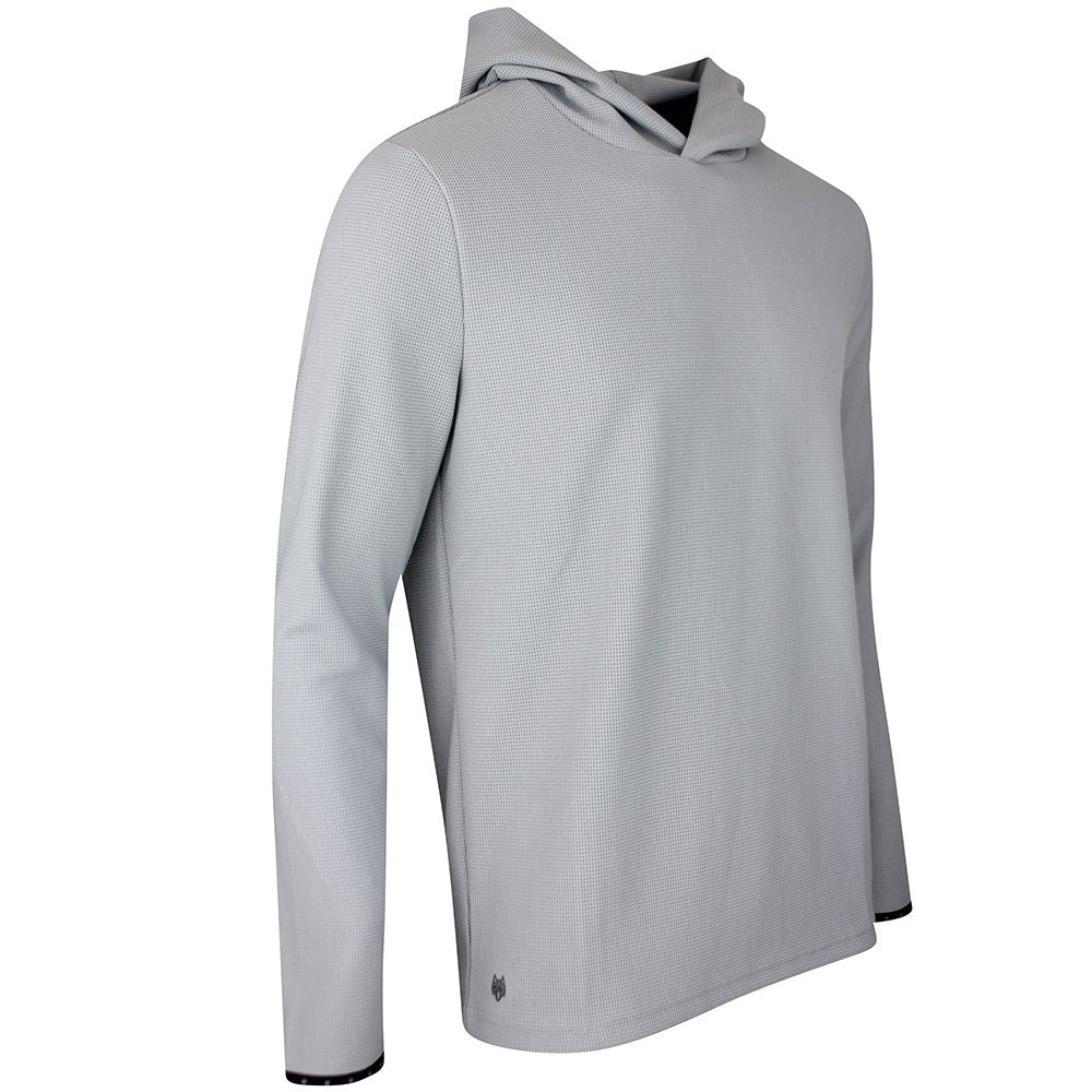 Greyson Golf Pullover - Traverse Waffle Hoodie - Pacific Fog SS26