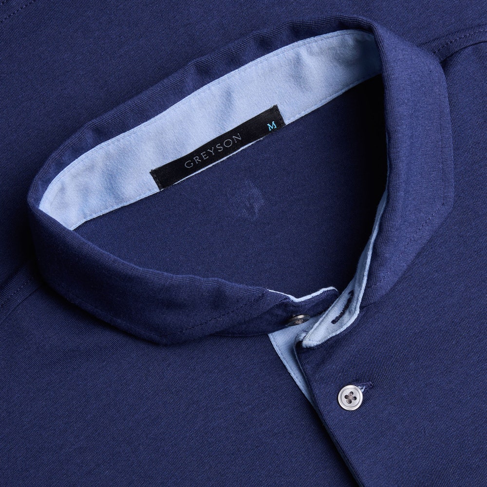 Greyson Golf Shirt - Apache II LS Polo - Maltese Blue 2026