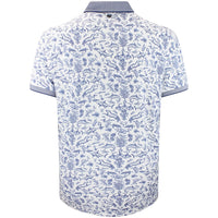 Greyson Golf Shirt - Coral Curiosities Polo - Arctic SS26