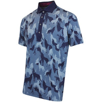 Greyson Golf Shirt - In The Shadows Polo - Vintage Indigo FA25