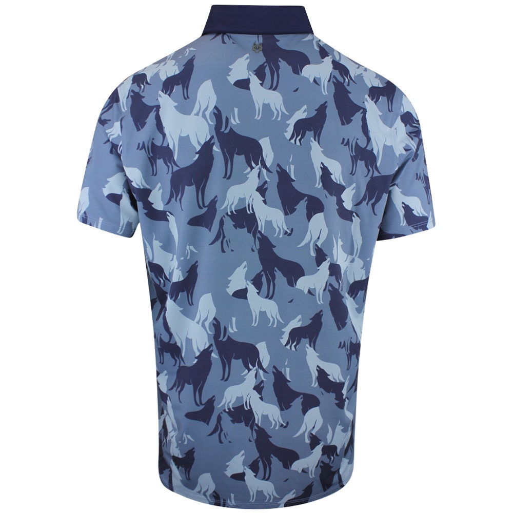 Greyson Golf Shirt - In The Shadows Polo - Vintage Indigo FA25