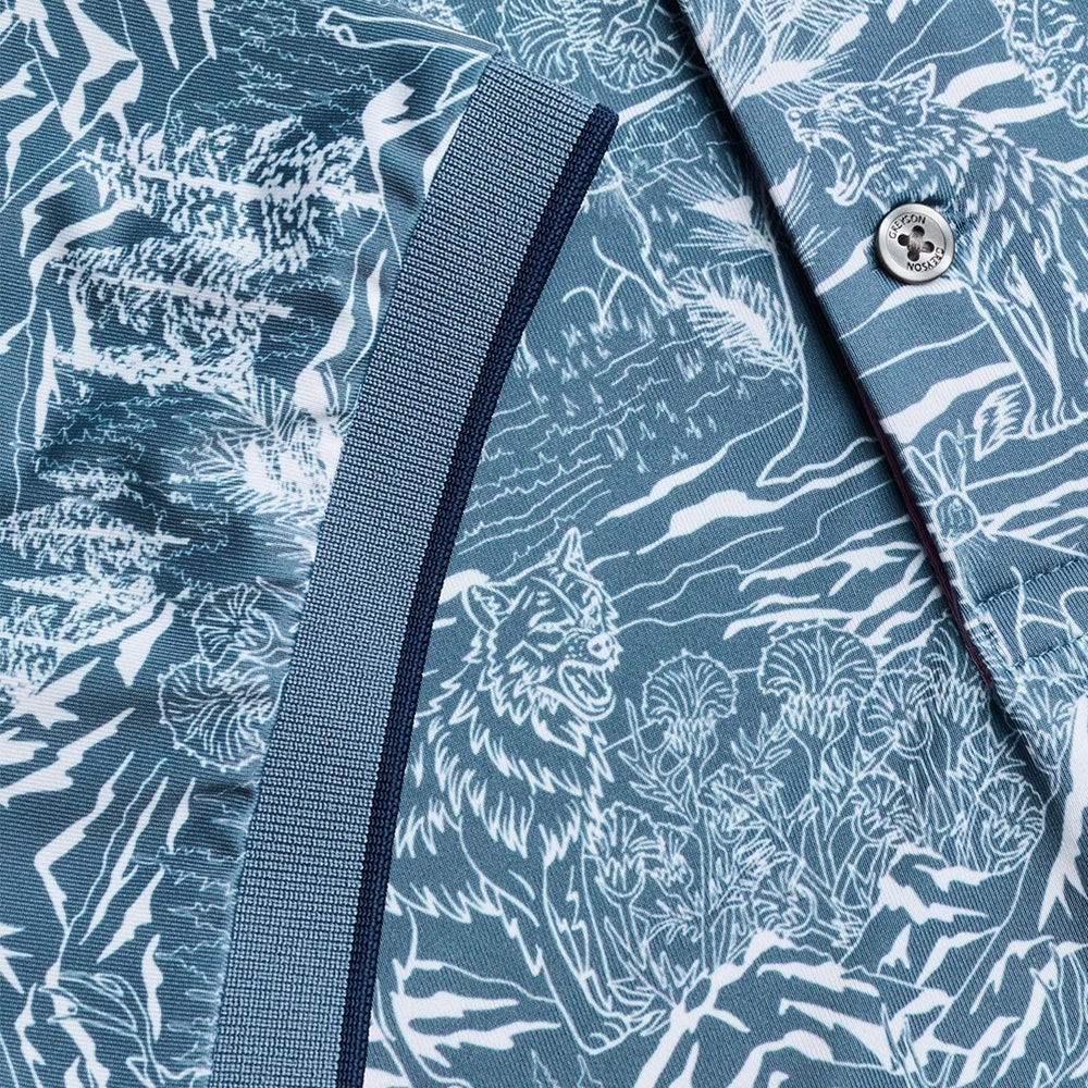 Greyson Golf Shirt - In The Valley Polo - Vintage Indigo FA25