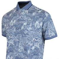 Greyson Golf Shirt - In The Valley Polo - Vintage Indigo FA25