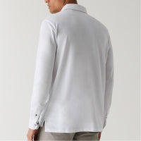 Greyson Golf Shirt - Omaha LS Polo - Arctic AW26