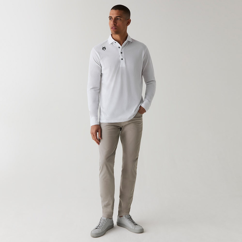 Greyson Golf Shirt - Omaha LS Polo - Arctic AW26
