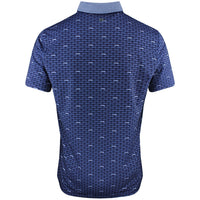 Greyson Golf Shirt - Running Wolf Polo - Maltese Blue AW26