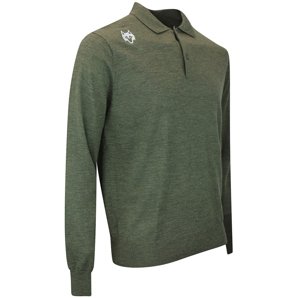 Greyson Golf Shirt - Saratoga LS Sweater Polo - Midnight Camp AW26