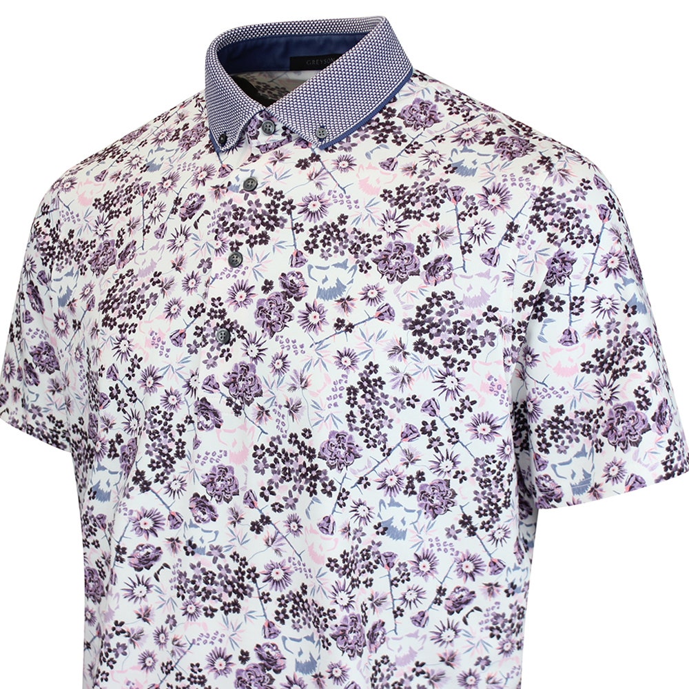 Greyson Golf Shirt - Silver Fang Polo - Arctic SS26