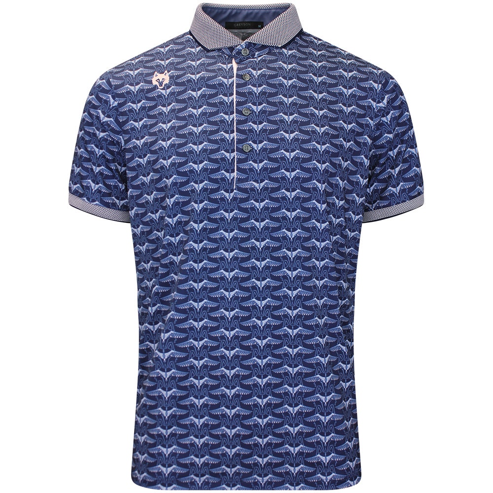 Greyson Golf Shirt - Silver Stilt Polo - Maltese Blue SS26
