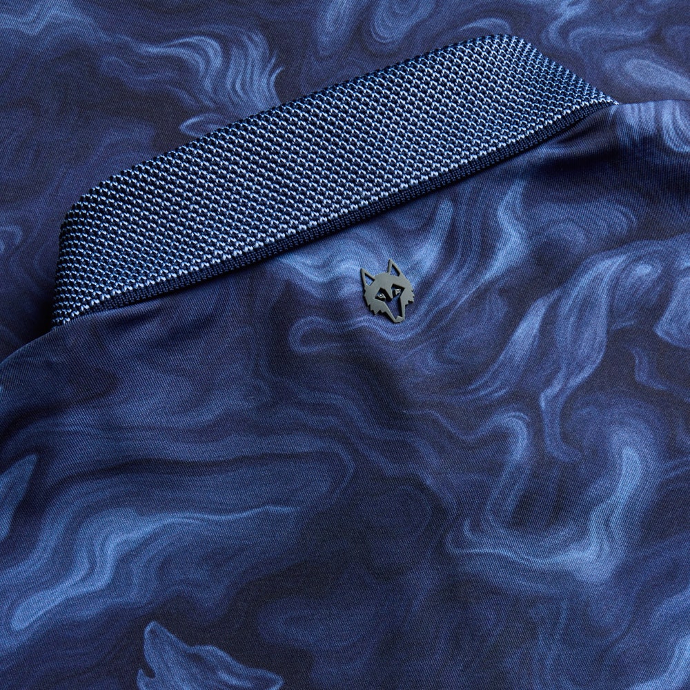 Greyson Golf Shirt - Smoke In The Den Polo - Maltese Blue AW26