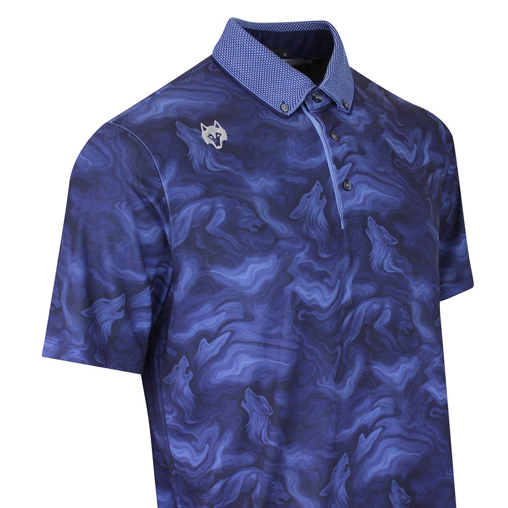 Greyson Golf Shirt - Smoke In The Den Polo - Maltese Blue AW26