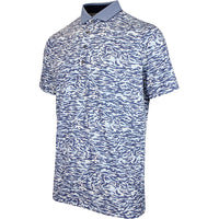Greyson Golf Shirt - Stalking Wolf Camo Polo - Wolf Blue SS26