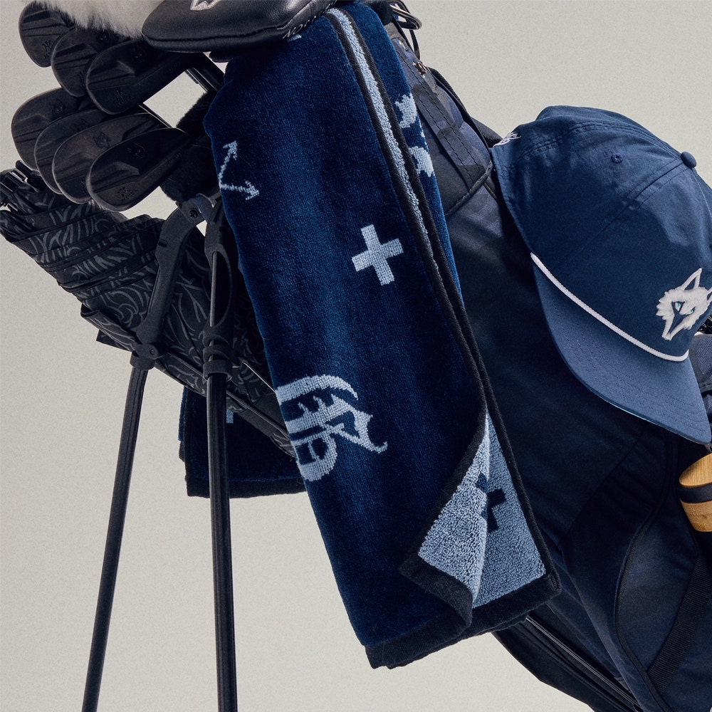 Greyson Golf Towel - G.O.A.T Pattern - Maltese Blue SS26
