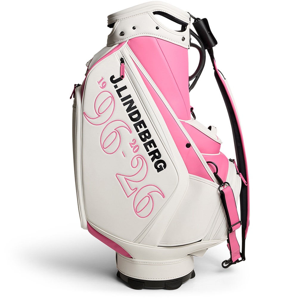 J.Lindeberg Golf Bag - 30Y Staff Bag - White SH26