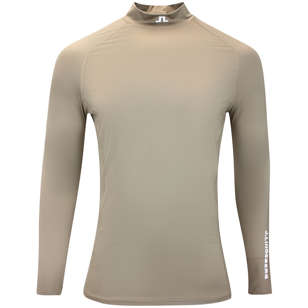 J.Lindeberg Golf Base Layer - Ello Compression Top - Brindle AW26