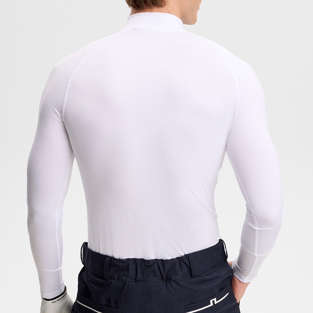 J.Lindeberg Golf Base Layer - Ello Compression Top - White SS26