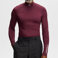 J.Lindeberg Golf Base Layer - Ello Compression Top - Winetasting AW26