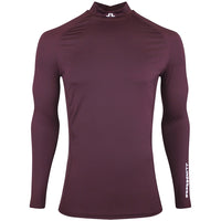 J.Lindeberg Golf Base Layer - Ello Compression Top - Winetasting AW26