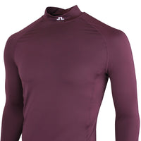 J.Lindeberg Golf Base Layer - Ello Compression Top - Winetasting AW26